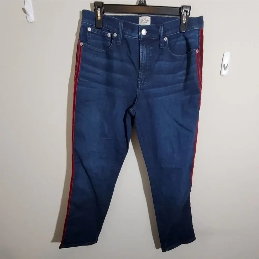 J. crew high rise cropped‎ jeans size 29